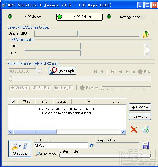 MP3 Splitter,MP3 Splitter下载,MP3 Splitter Joiner